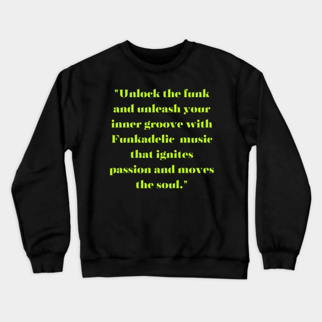 Unlock the funk and unleash your inner groove Crewneck Sweatshirt by Klau